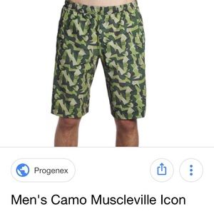 Men’s PRGNX camo work out shorts